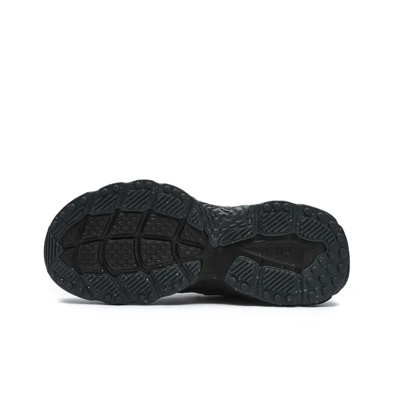 FILA Fern Anti-Slip Wear-Resistant Low-Top Casual Shoes Men's Shadow Black Gray-4