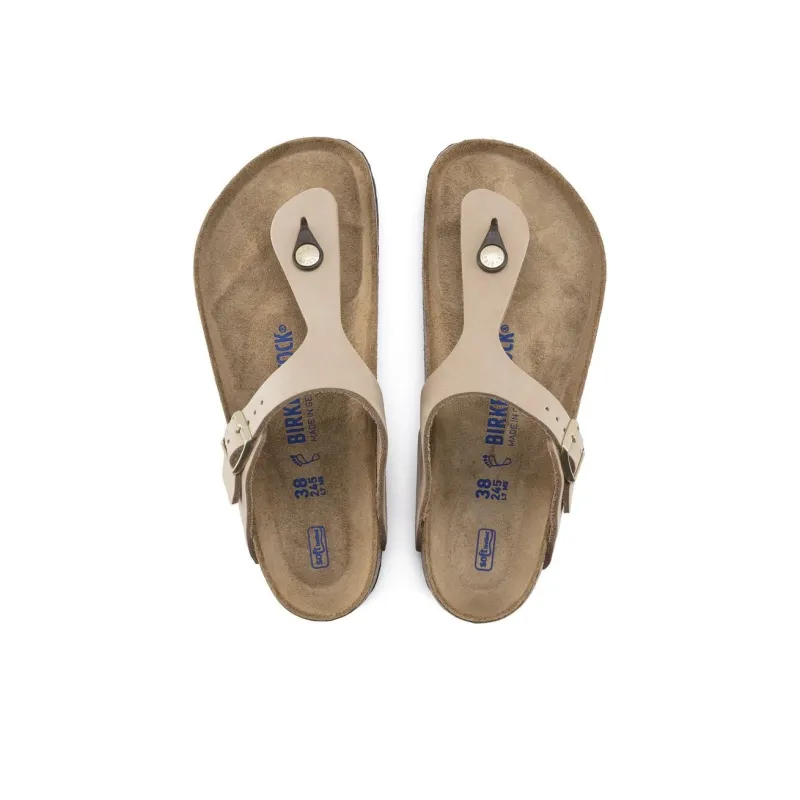 Birkenstock Abrasion Resistant Flip Flops Unisex Sand Narrow-3