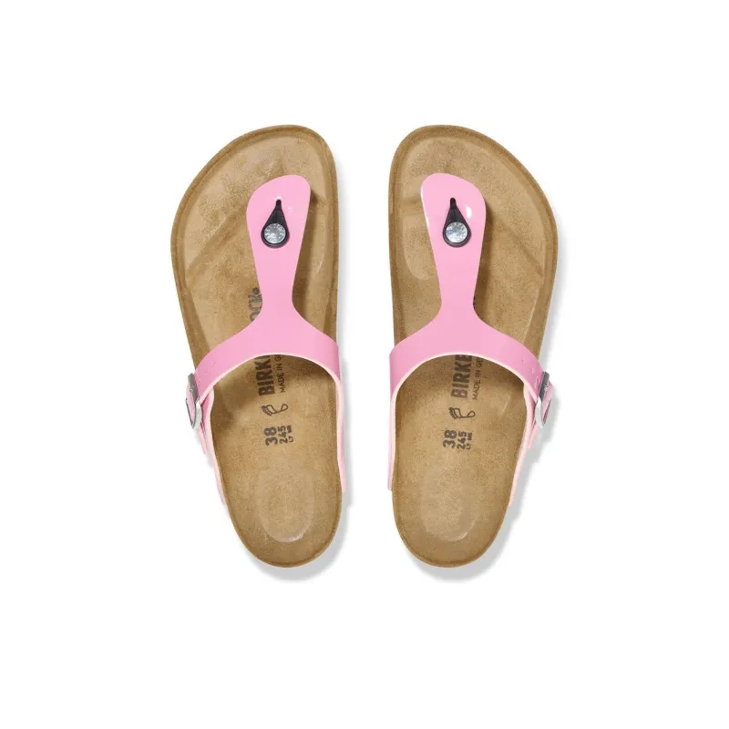 Birkenstock Gizeh Series EVA Abrasion-Resistant Flip Flops Women's Candy Pink Narrow Fit-3