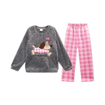 GUKOO Pajama Set Women's Light Heather Gray