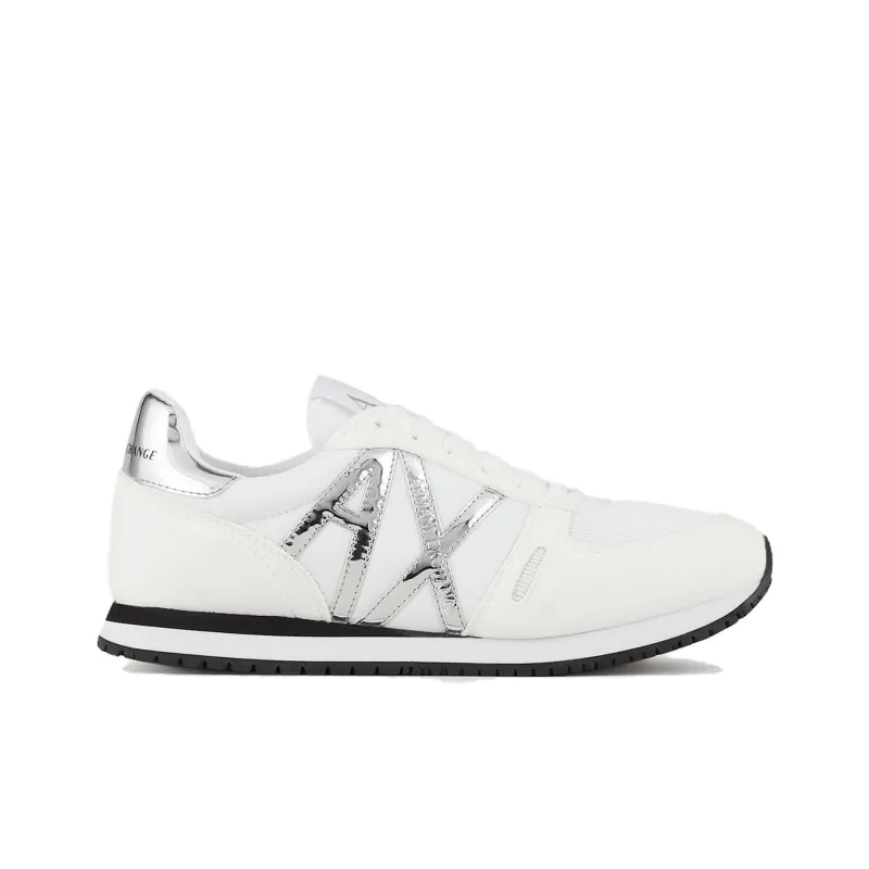 ARMANI EXCHANGEAE Cushioning Low Top Casual Shoes Women's White-1