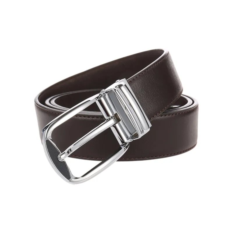 YUZHAOLIN Cow Split Leather Leather Belts Men's 3.4CM-2