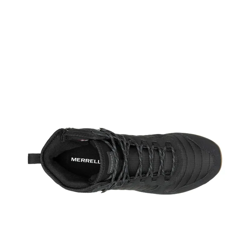 MERRELL Thermal Waterproof Short Outdoor Boots Men's Black-2