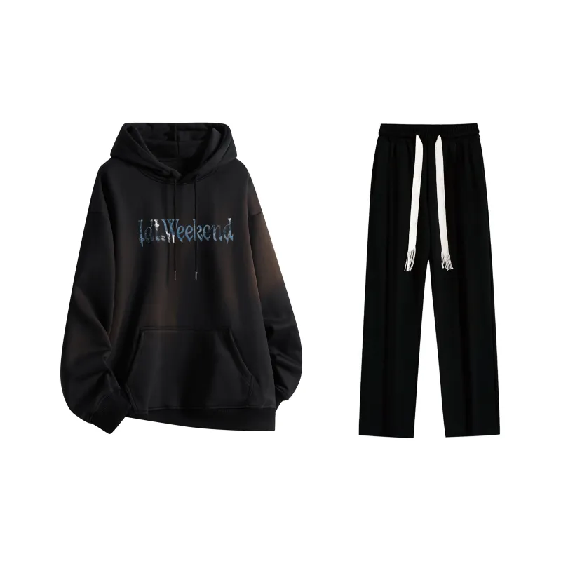 LA'T.WEEKEND Sweatshirt Set Unisex-52