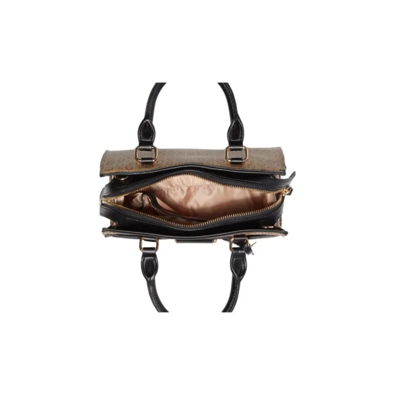 GUESS Artificial Leather Tote Bag Shopping Bag Shoulder Bag Crossbody Bag Handbag Medium Size Women's Coffee-2