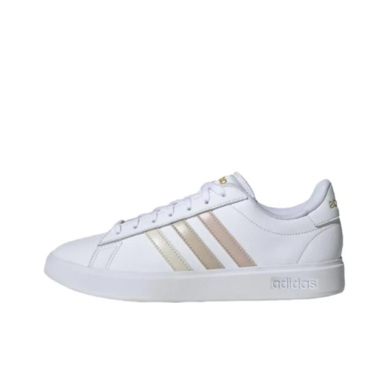 Adidas GRAND COURT 2.0 Anti Slip Wear Resistant Low Top Skateboard Shoes Women's White-0
