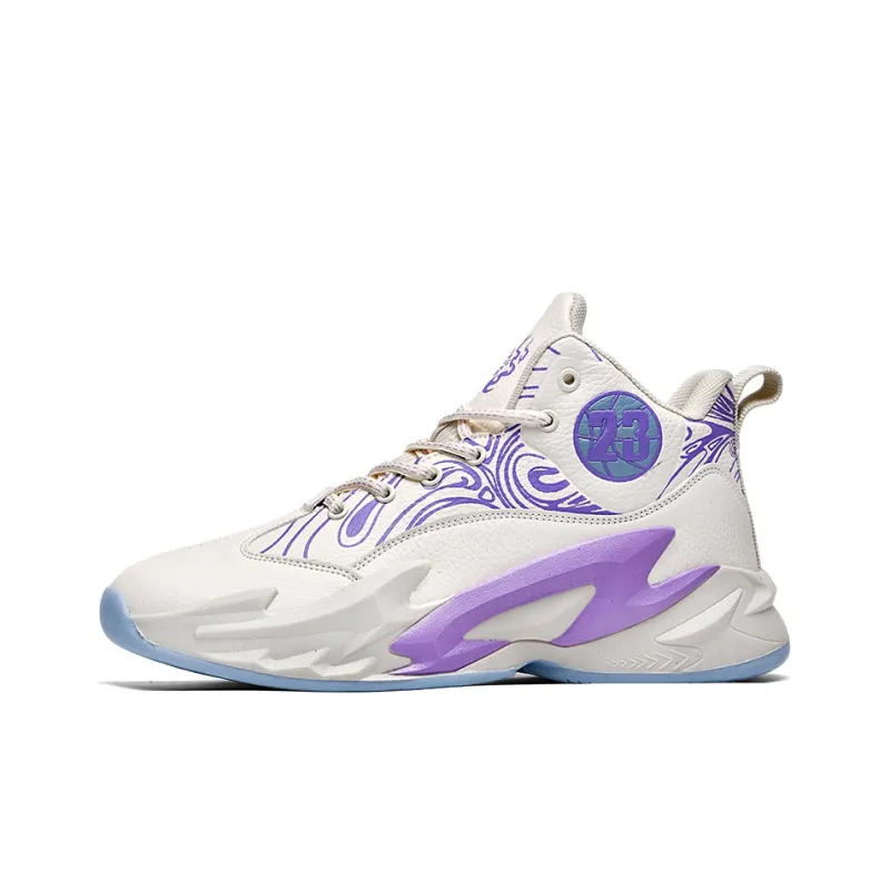 Black tailed Deer Shock Absorbers With Slip Resistant And Abrasion Resistant Properties Mid Top Basketball Shoes Unisex-19