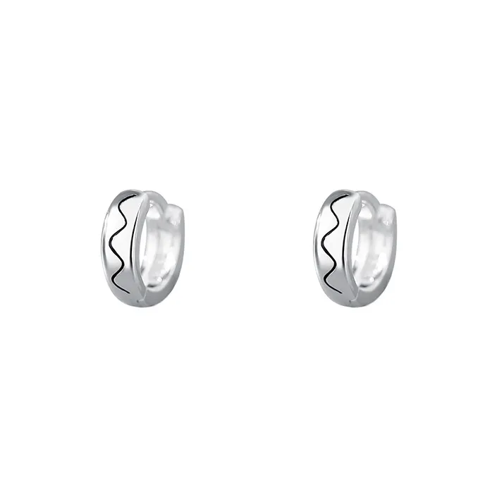 GIFT&CO S999 Fine Silver Earrings Unisex-0