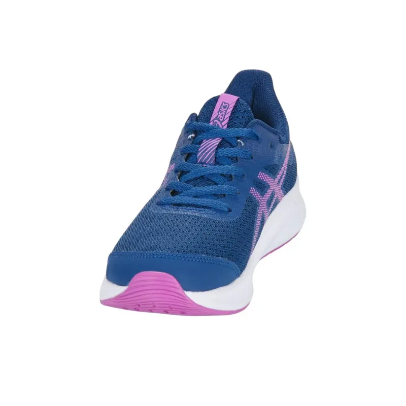 Asics Patriot 13 Anti Slip Wear Resistant Low Top Kids' Running Shoes Blue Teenagers-1