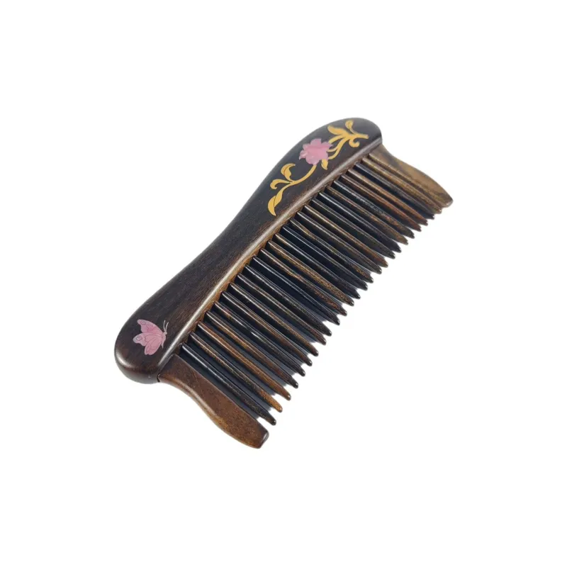 XIBI Ebony Wood Comb Straight Hair-4