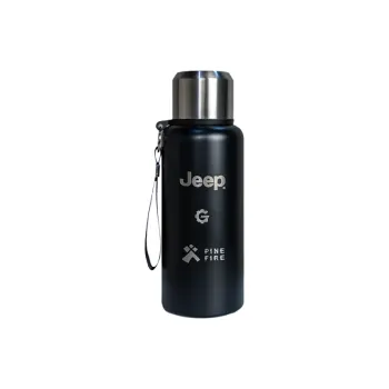 Jeep Outdoor Water Equipment Food Grade Stainless Steel 600ml/800ml