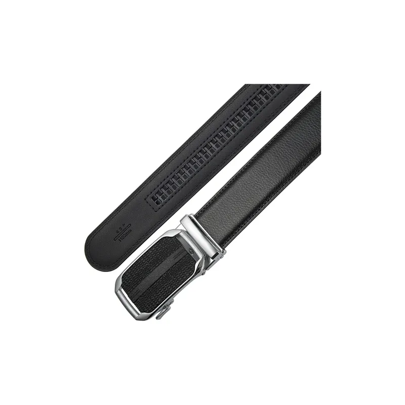 YUZHAOLIN Cow Split Leather Leather Belts Men's 3.5CM-1