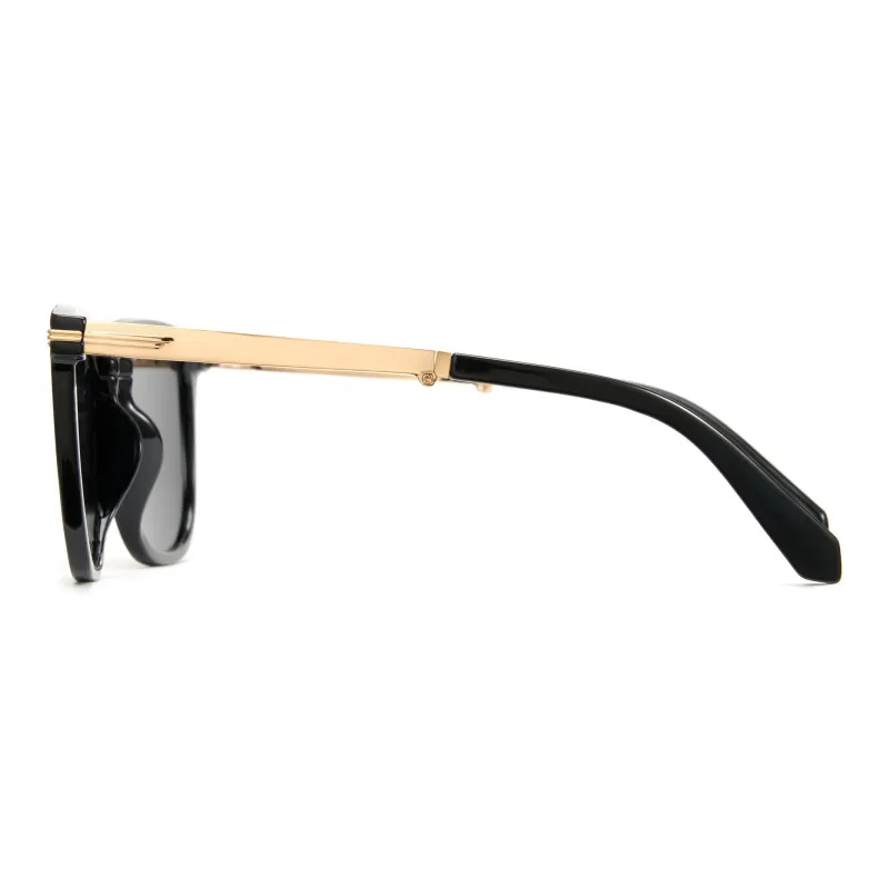 CYXUS TR90 Metal Sunglasses Unisex Black-3