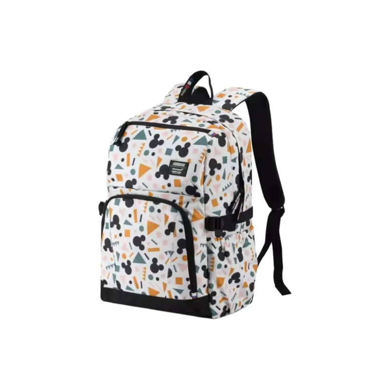 AMERICAN TOURISTER Disney Collaboration Collection Fabric Backpack Unisex White Pattern-1
