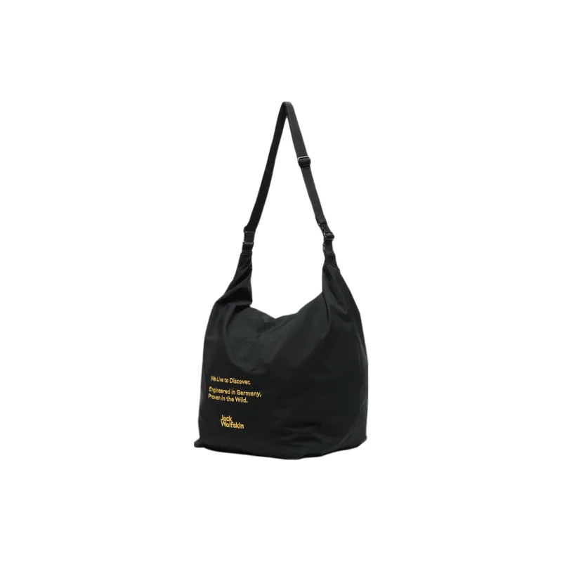Jack Wolfskin Nylon Shoulder Bag Tubas Unisex Black-1