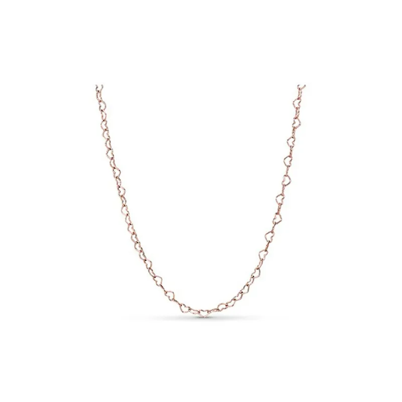 Pandora Copper Silver Alloy Necklaces Unisex-0