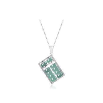 CGC Ice Glutinous Jadeite Necklaces Women's