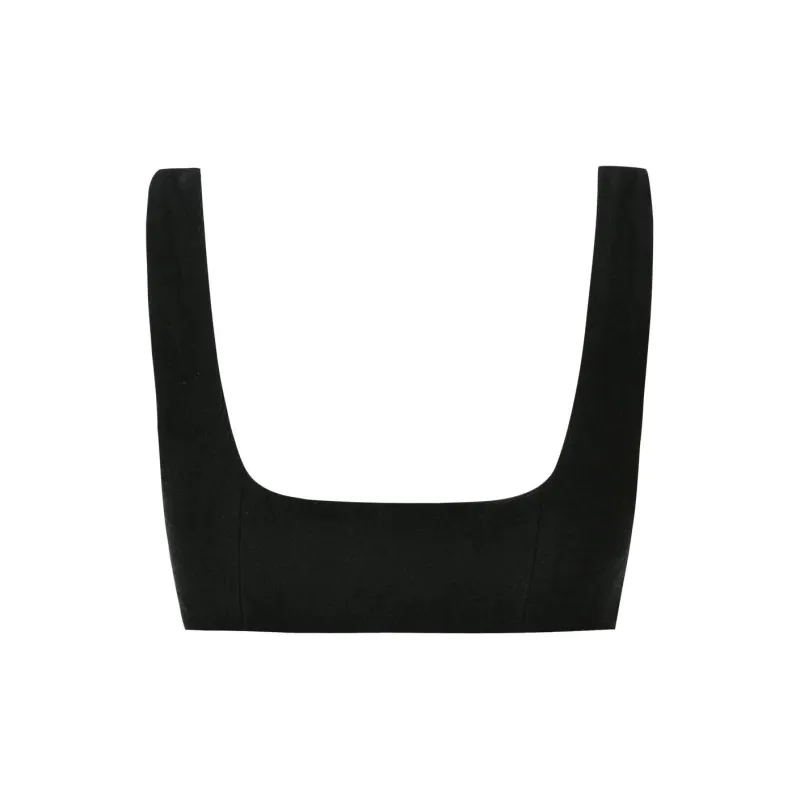 I.AM.GIA LAURA CROP TOP Camisole Women's Black-1