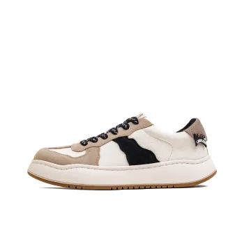 MADEN Height Increasing Low Top Skateboard Shoes Men's Washed Paper Color