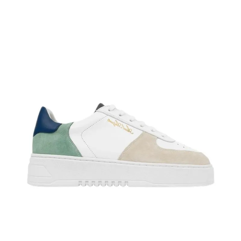 Axel Arigato Skateboard Shoes Women's Low Top White/Light Green-1
