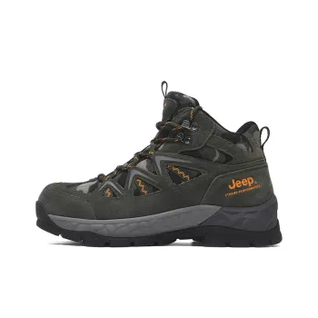 Jeep JEEP Slip-Resistant Cushioning Mid-Top Hiking Shoes Men's
