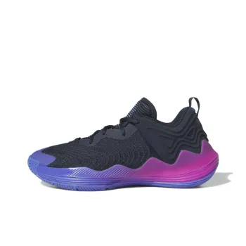 Adidas D Rose Son Of Chi 3.0 Anti Slip Wear Resistant Low Top Basketball Shoes Men's Black Blue