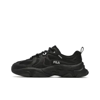 FILA MARS 3 Cushioning Anti Slip And Wear Resistant Low Top Running Shoes Women's Black