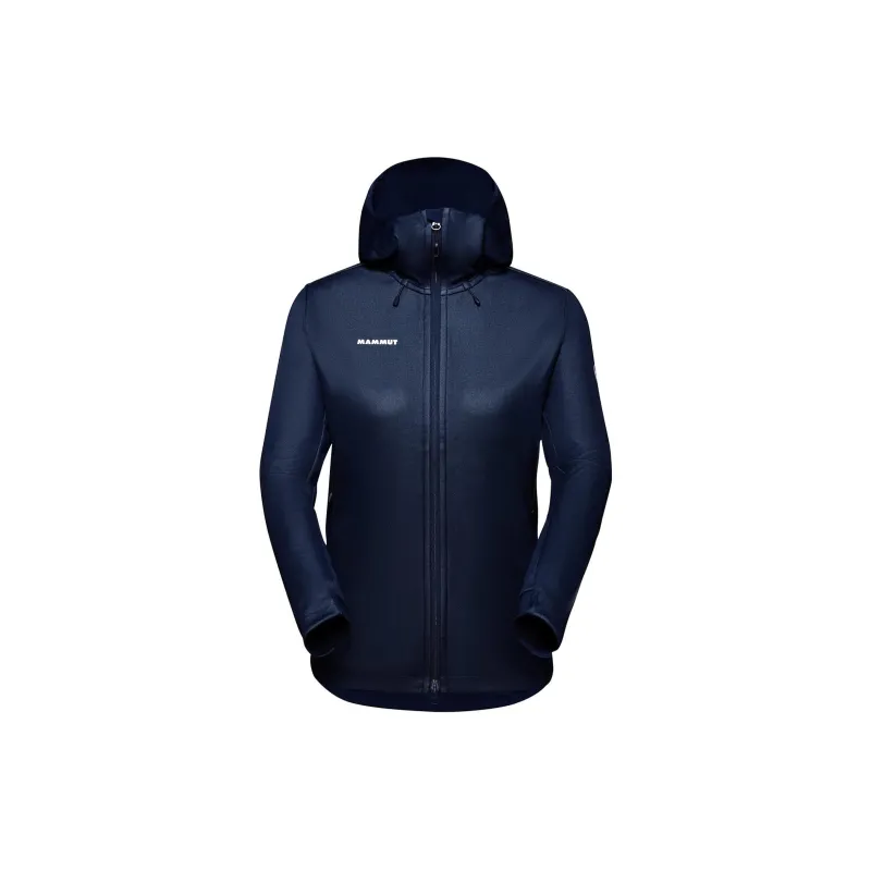 MAMMUT Waterproof And Windproof Windbreaker Jacket Unisex Marine Blue/Marine With Free Necklace-1