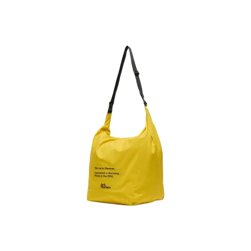 Jack Wolfskin Nylon Shoulder Bag Tubas Unisex Sunshine Yellow-1