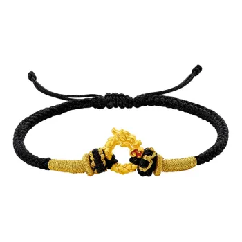 ZHOU LIU FU Gold Bracelet Men
