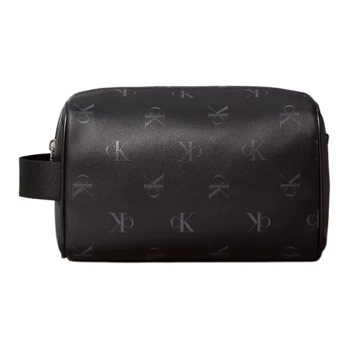 CALVIN KLEIN PU Polyurethane Clutch Men's Black