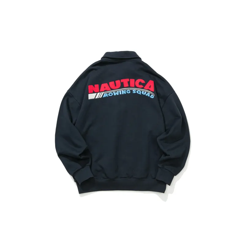 Nautica White Sail Sweatshirt Men's Navy Blue-1