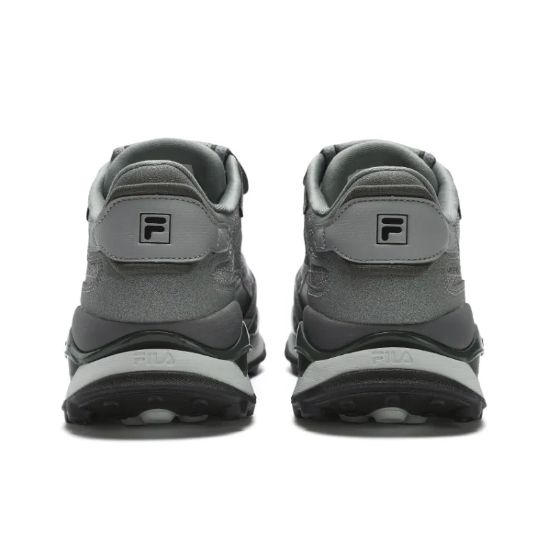 FILA KM2 Anti Slip Wear Resistant Low Top Casual Shoes Men's Gray-4