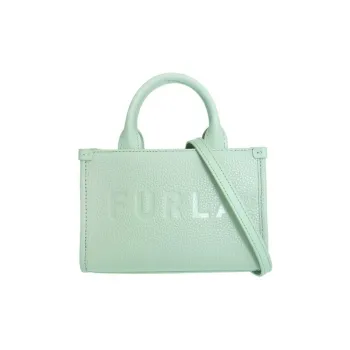 Furla Leather Tote Bag, Shopping Bag, Shoulder Bag, Crossbody Bag, Handbag Women's Green