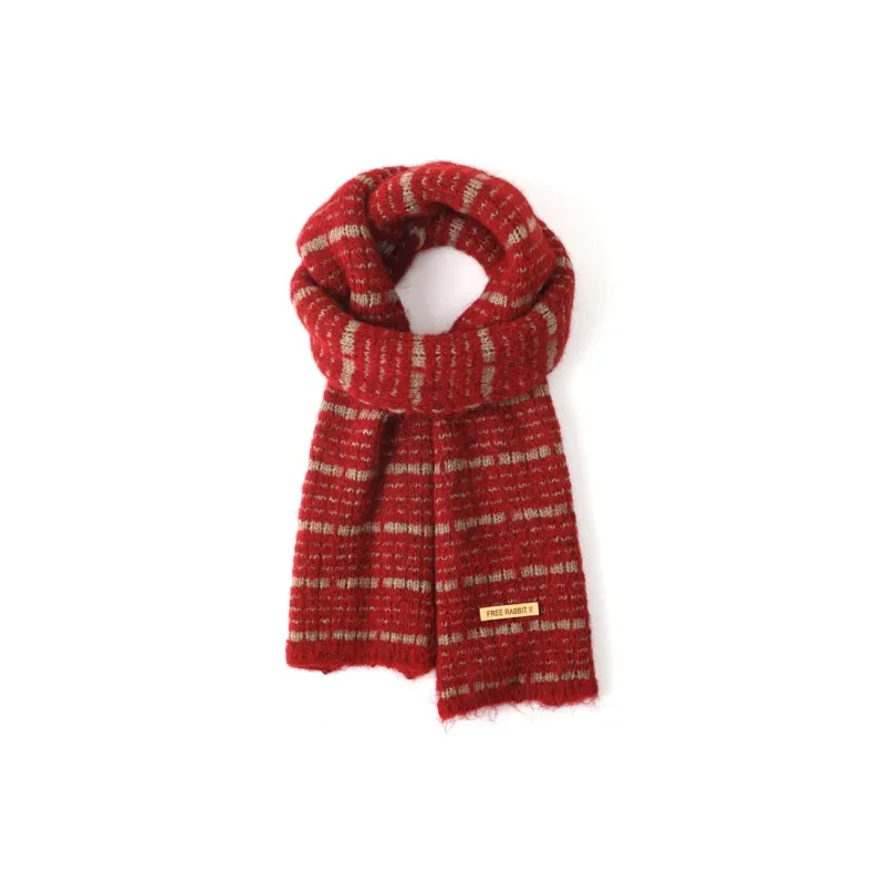 FREE RABBITⅡ Knit Scarves Unisex-4