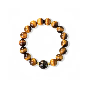 LANMUYINNUO Tiger's Eye Stone Bracelets Unisex