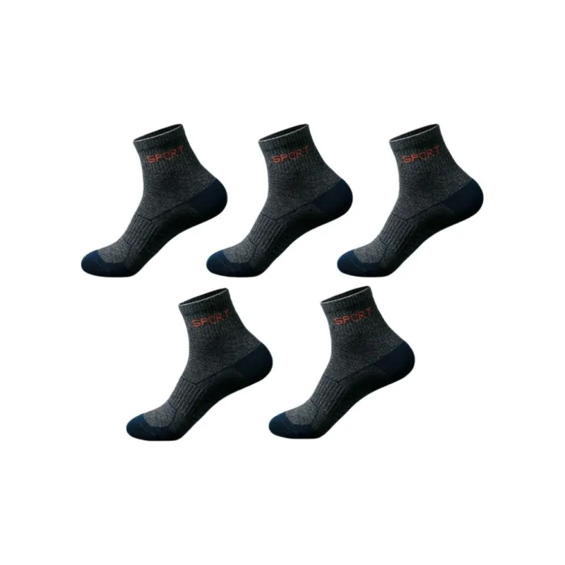 Lanza Mid Calf Socks Men's 5 Pack-8