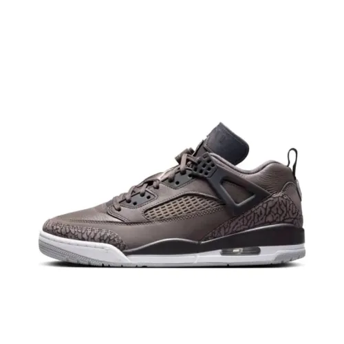 Jordan Spizike Anti Slip Wear Resistant Low Top Vintage Basketball Shoes Unisex Tan
