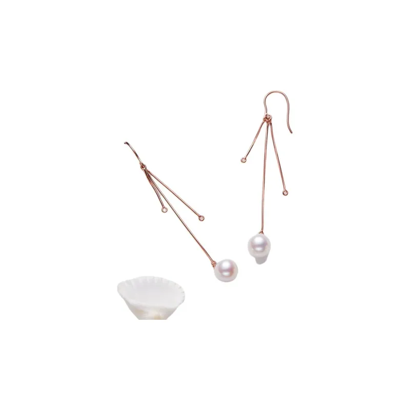 Andaozi Freshwater Pearl Earrings Women's-1