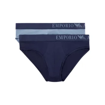 EMPORIO ARMANI Two pack Of Asv Soft touch Eco Viscose Briefs