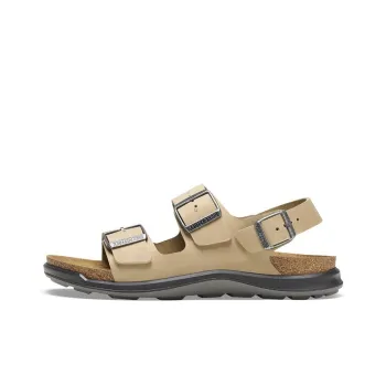 Birkenstock Milano Crosstown Beach Sandals Women's Tobacco Brown Narrow Fit