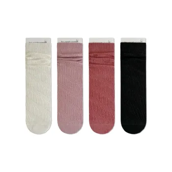 JIAZINI Mid Calf Socks Women's 4 Pack