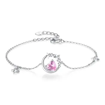 2801 S925 Silver Bracelets Women's