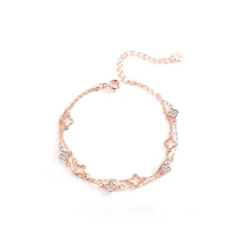 2801 S925 Silver Bracelets Women's