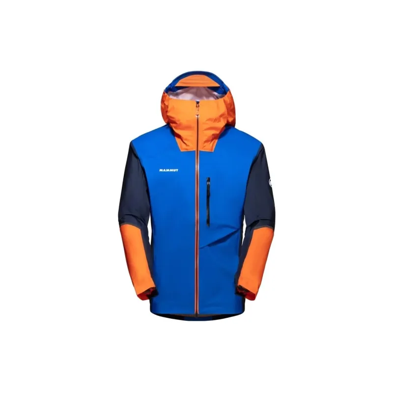 MAMMUT Nordwand Waterproof And Breathable Windproof Windbreaker Jacket Unisex Egret Blue Comes With Necklace-1