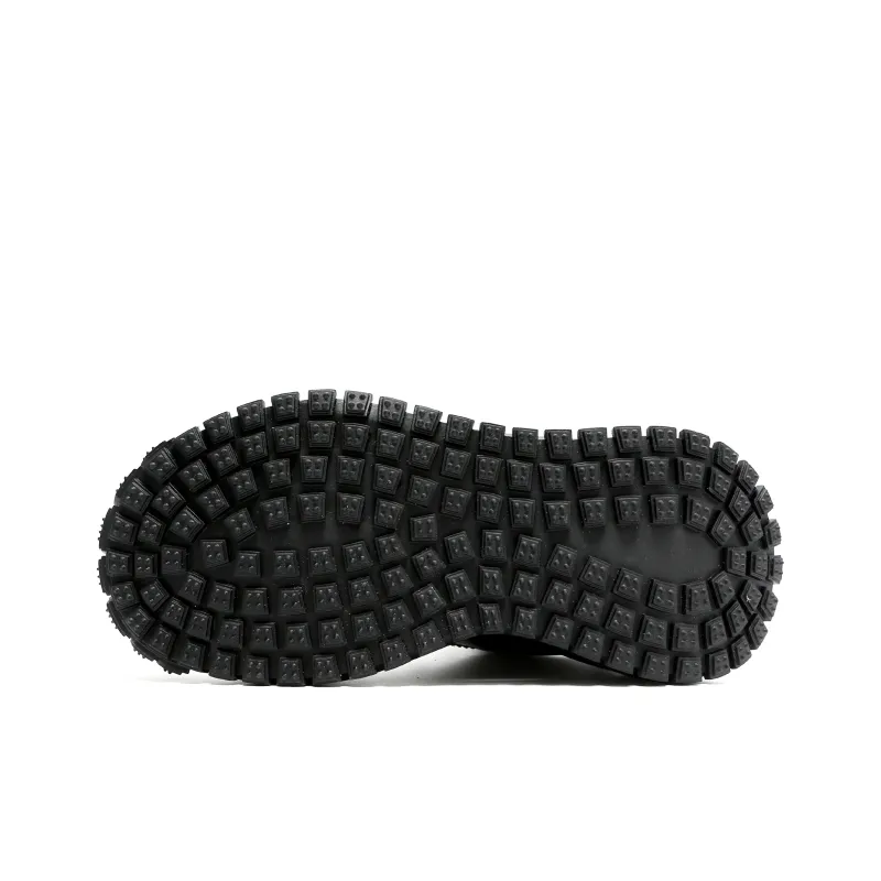 Kemaron Wear Resistant Slip Resistant Low Top Chunky Sneakers Men's Black-6