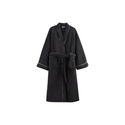 Same Language Bath Robes Women's Alocasia Black