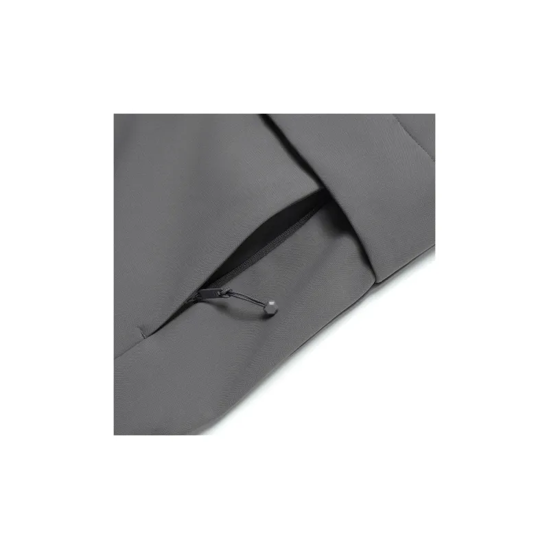 LiNing Ruffle Fitness Collection Trench Coat Men's Smoky Ink Gray-3