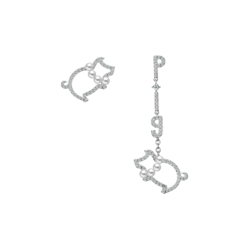 BABYBEI Shell Pearl Earrings Women's-0