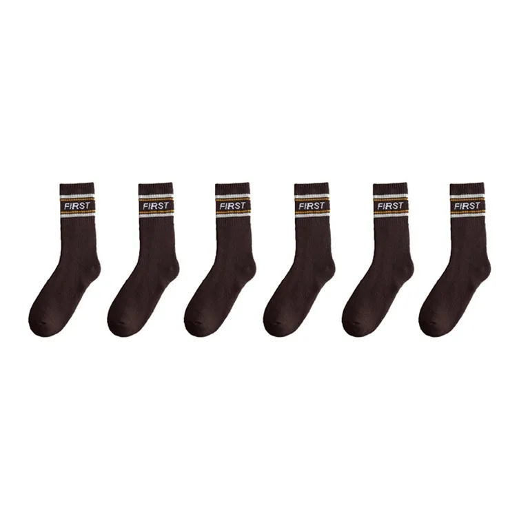 YUZHAOLIN Mid Calf Socks Men's Multi double Loading-22